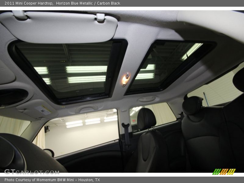 Horizon Blue Metallic / Carbon Black 2011 Mini Cooper Hardtop