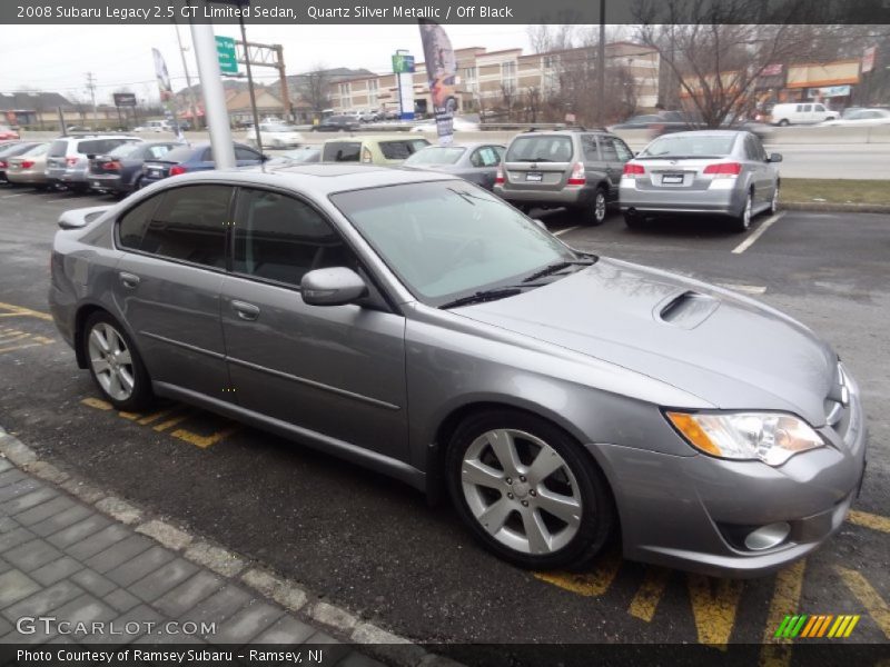 Quartz Silver Metallic / Off Black 2008 Subaru Legacy 2.5 GT Limited Sedan