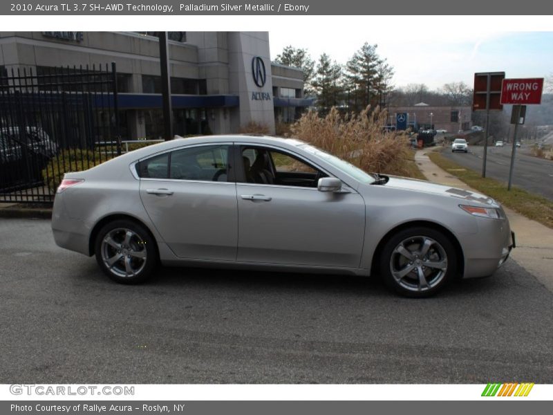 Palladium Silver Metallic / Ebony 2010 Acura TL 3.7 SH-AWD Technology