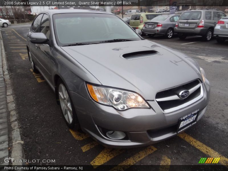 Quartz Silver Metallic / Off Black 2008 Subaru Legacy 2.5 GT Limited Sedan