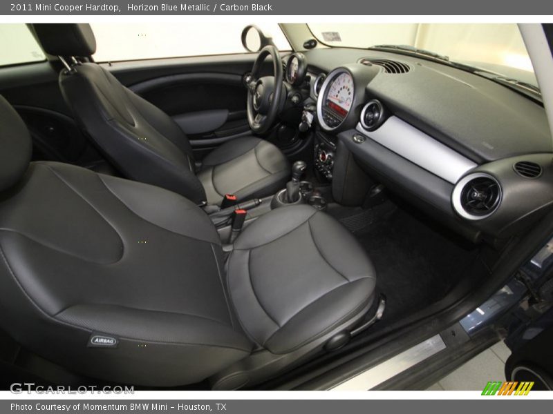 Horizon Blue Metallic / Carbon Black 2011 Mini Cooper Hardtop