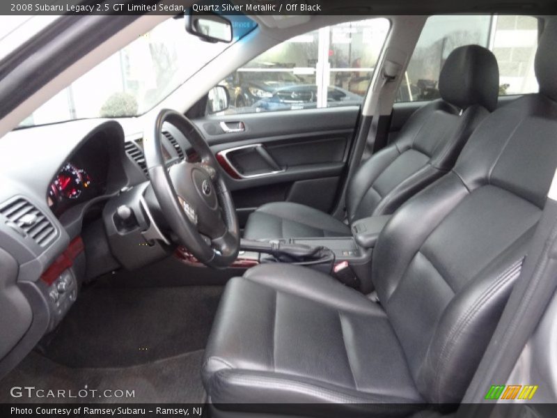 Quartz Silver Metallic / Off Black 2008 Subaru Legacy 2.5 GT Limited Sedan