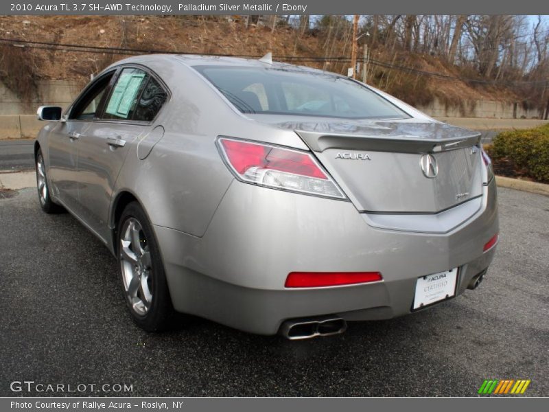 Palladium Silver Metallic / Ebony 2010 Acura TL 3.7 SH-AWD Technology