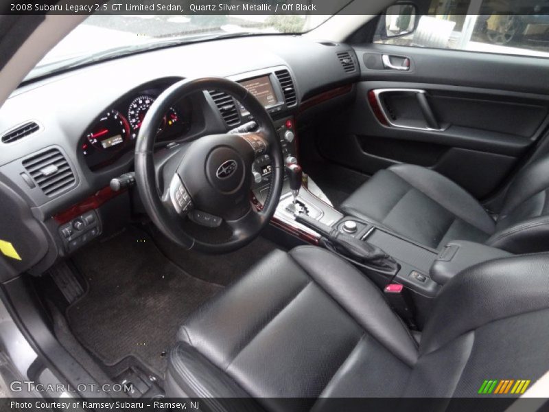 Quartz Silver Metallic / Off Black 2008 Subaru Legacy 2.5 GT Limited Sedan