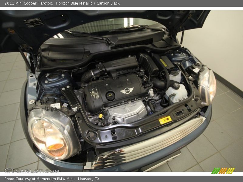 Horizon Blue Metallic / Carbon Black 2011 Mini Cooper Hardtop