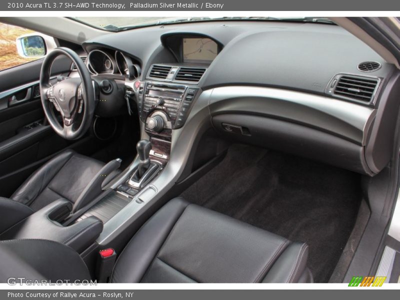 Palladium Silver Metallic / Ebony 2010 Acura TL 3.7 SH-AWD Technology