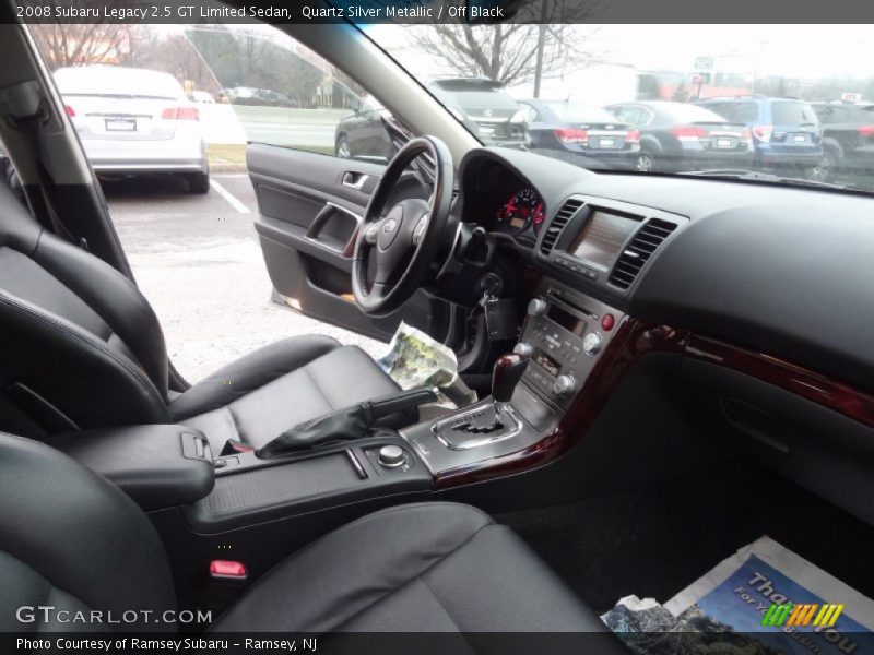 Quartz Silver Metallic / Off Black 2008 Subaru Legacy 2.5 GT Limited Sedan