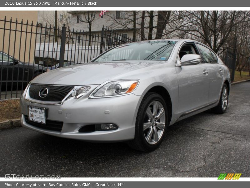 Mercury Metallic / Black 2010 Lexus GS 350 AWD