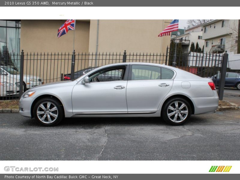 Mercury Metallic / Black 2010 Lexus GS 350 AWD
