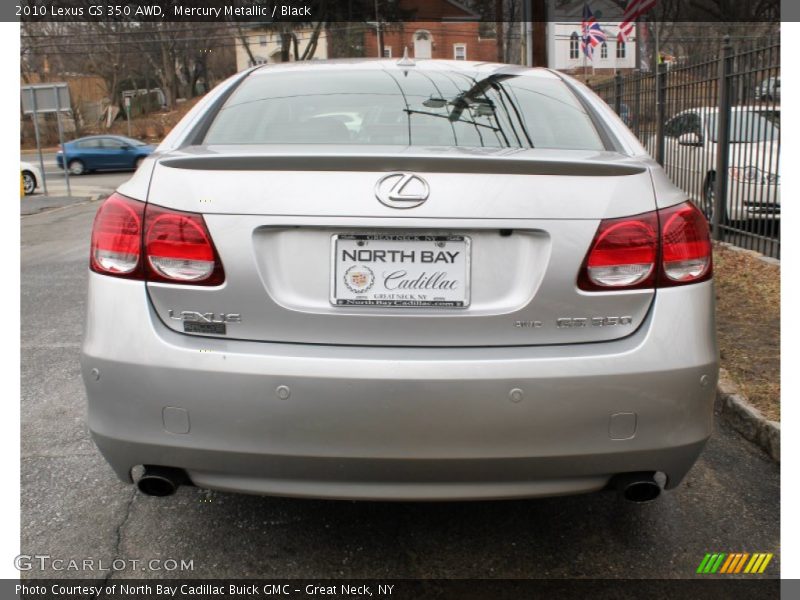 Mercury Metallic / Black 2010 Lexus GS 350 AWD