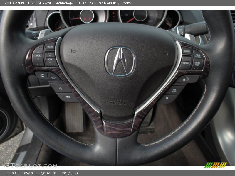 Palladium Silver Metallic / Ebony 2010 Acura TL 3.7 SH-AWD Technology