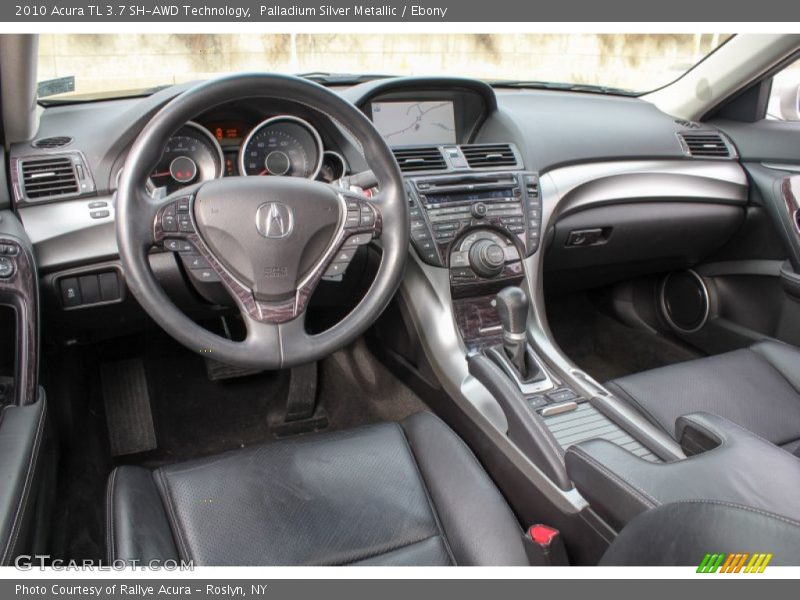 Palladium Silver Metallic / Ebony 2010 Acura TL 3.7 SH-AWD Technology