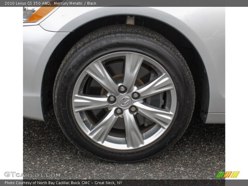 Mercury Metallic / Black 2010 Lexus GS 350 AWD