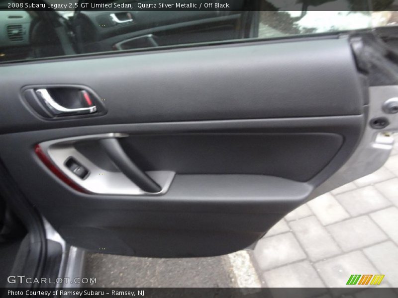 Quartz Silver Metallic / Off Black 2008 Subaru Legacy 2.5 GT Limited Sedan