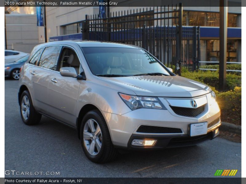 Palladium Metallic / Taupe Gray 2010 Acura MDX Technology