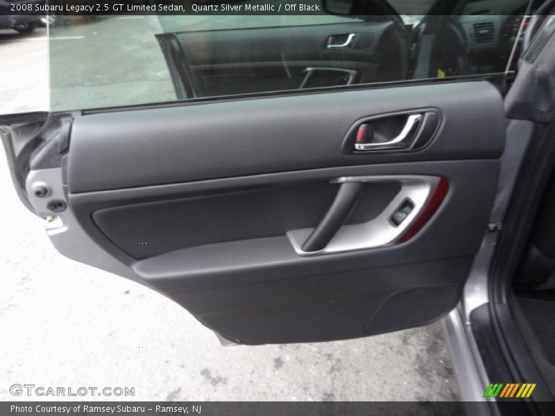 Quartz Silver Metallic / Off Black 2008 Subaru Legacy 2.5 GT Limited Sedan