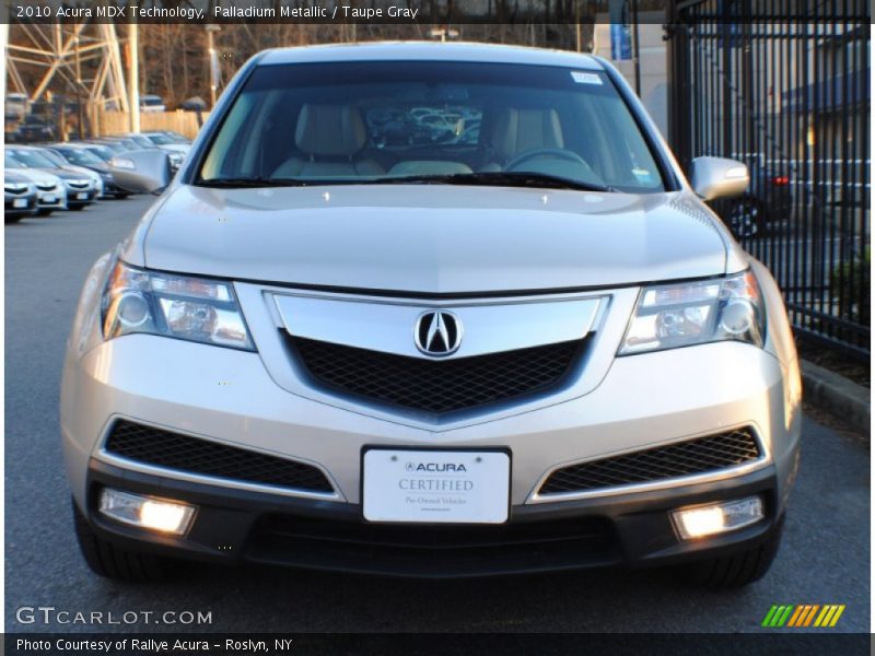 Palladium Metallic / Taupe Gray 2010 Acura MDX Technology