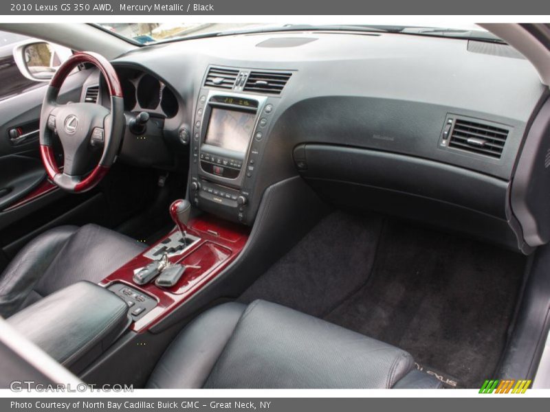 Mercury Metallic / Black 2010 Lexus GS 350 AWD