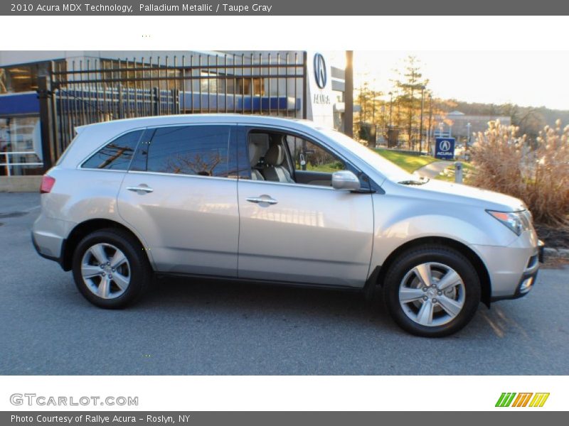 Palladium Metallic / Taupe Gray 2010 Acura MDX Technology