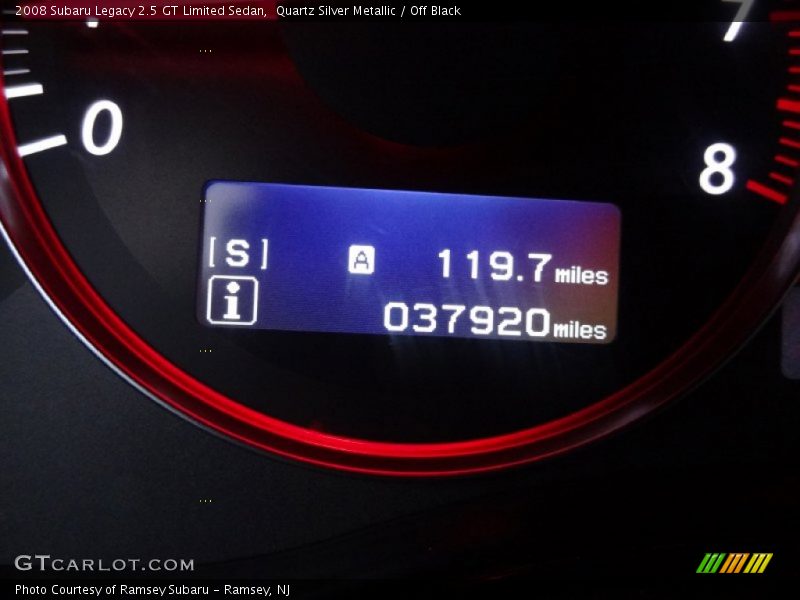 Quartz Silver Metallic / Off Black 2008 Subaru Legacy 2.5 GT Limited Sedan