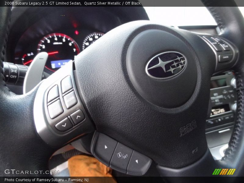 Quartz Silver Metallic / Off Black 2008 Subaru Legacy 2.5 GT Limited Sedan