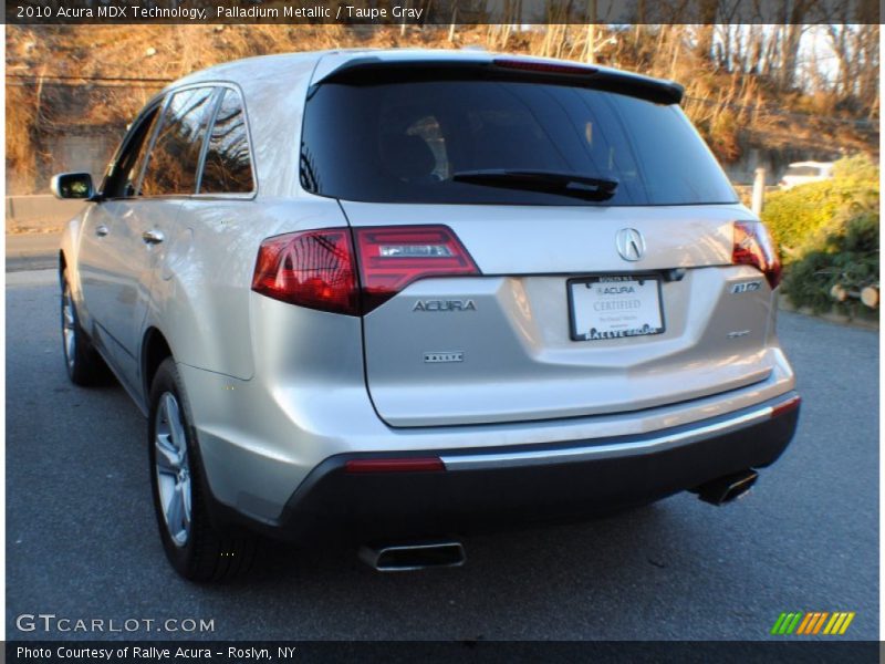 Palladium Metallic / Taupe Gray 2010 Acura MDX Technology