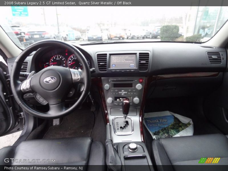 Quartz Silver Metallic / Off Black 2008 Subaru Legacy 2.5 GT Limited Sedan