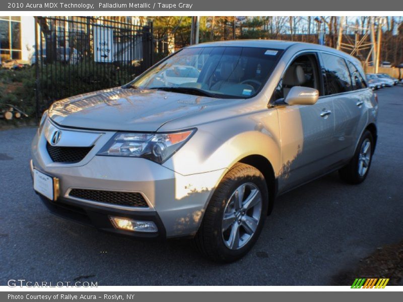 Palladium Metallic / Taupe Gray 2010 Acura MDX Technology