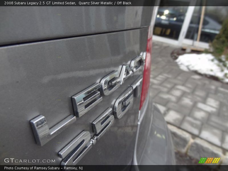 Quartz Silver Metallic / Off Black 2008 Subaru Legacy 2.5 GT Limited Sedan