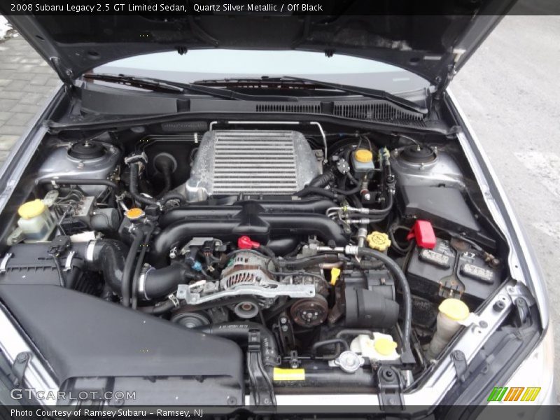 Quartz Silver Metallic / Off Black 2008 Subaru Legacy 2.5 GT Limited Sedan