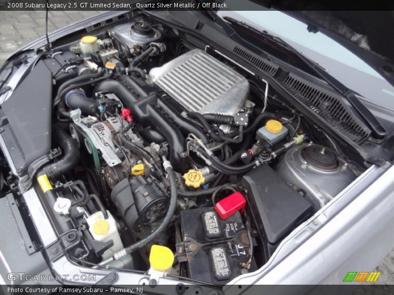 Quartz Silver Metallic / Off Black 2008 Subaru Legacy 2.5 GT Limited Sedan