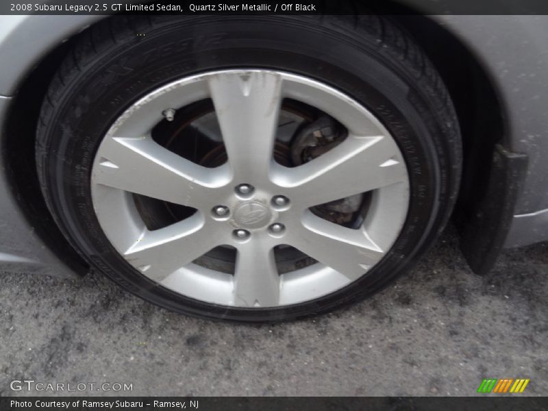 Quartz Silver Metallic / Off Black 2008 Subaru Legacy 2.5 GT Limited Sedan