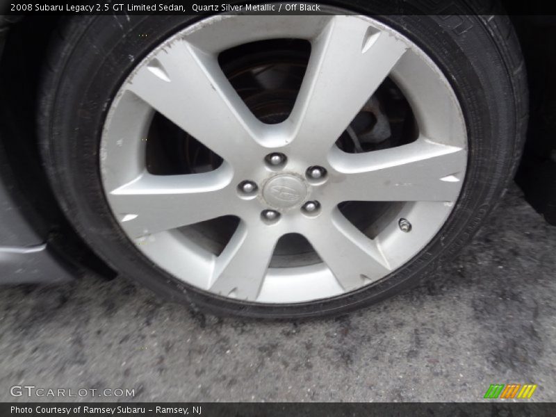 Quartz Silver Metallic / Off Black 2008 Subaru Legacy 2.5 GT Limited Sedan