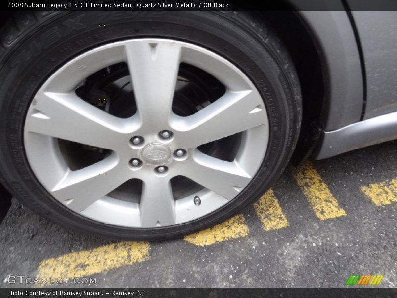 Quartz Silver Metallic / Off Black 2008 Subaru Legacy 2.5 GT Limited Sedan