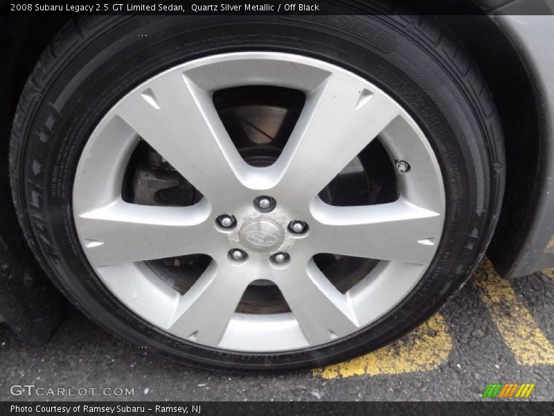 Quartz Silver Metallic / Off Black 2008 Subaru Legacy 2.5 GT Limited Sedan