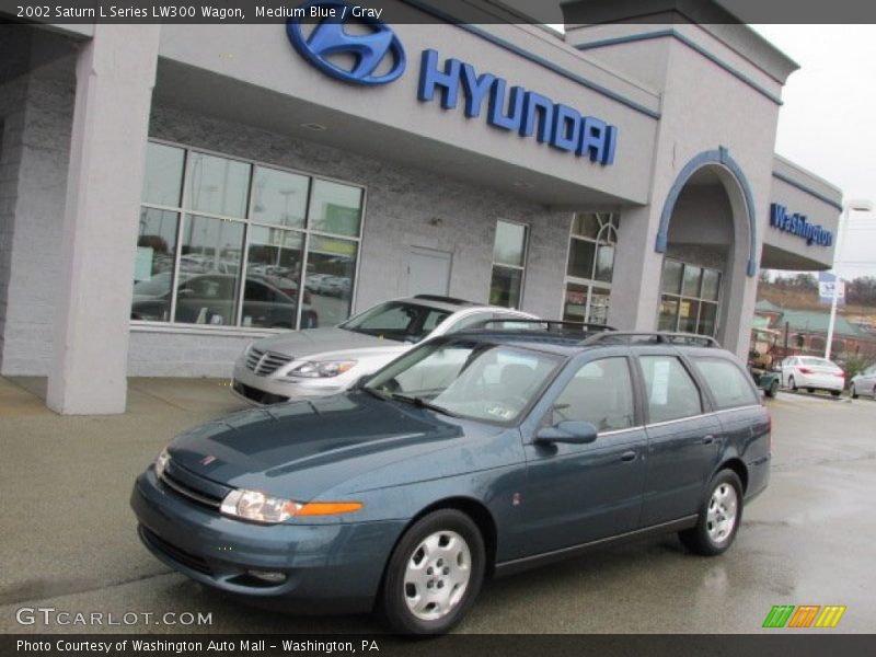 Medium Blue / Gray 2002 Saturn L Series LW300 Wagon