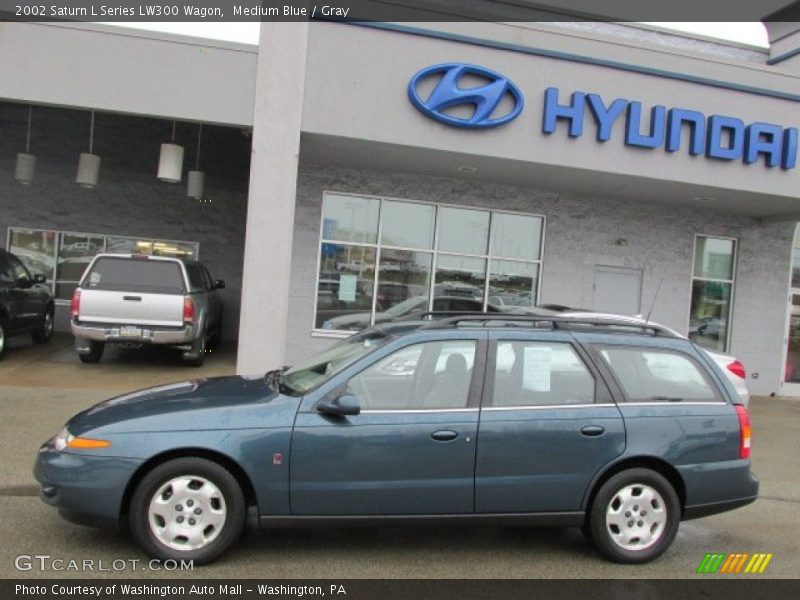 Medium Blue / Gray 2002 Saturn L Series LW300 Wagon