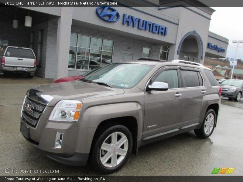 Mocha Steel Metallic / Brownstone 2011 GMC Terrain SLT AWD