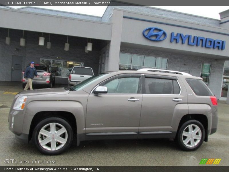 Mocha Steel Metallic / Brownstone 2011 GMC Terrain SLT AWD