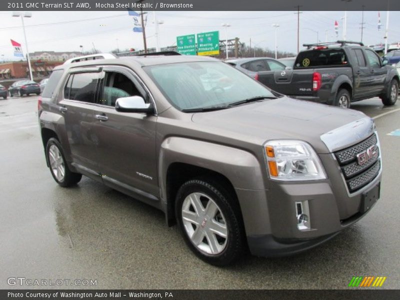 Mocha Steel Metallic / Brownstone 2011 GMC Terrain SLT AWD
