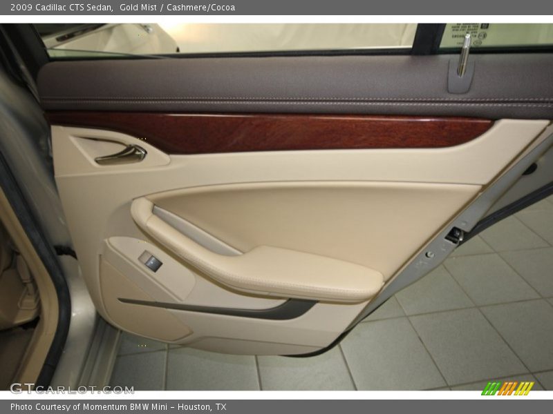 Gold Mist / Cashmere/Cocoa 2009 Cadillac CTS Sedan