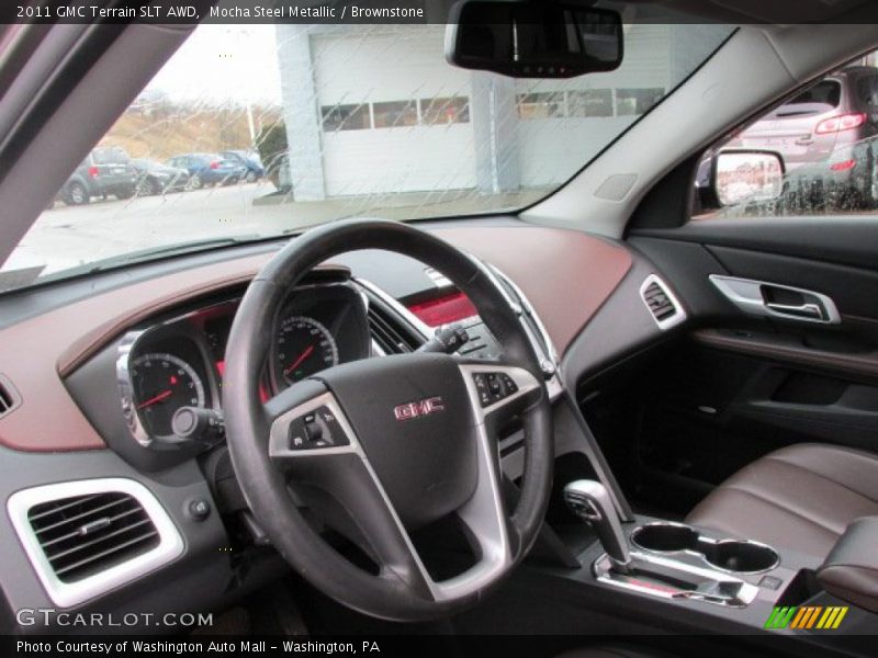 Mocha Steel Metallic / Brownstone 2011 GMC Terrain SLT AWD