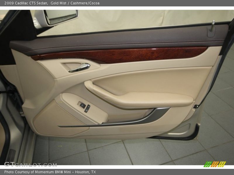 Gold Mist / Cashmere/Cocoa 2009 Cadillac CTS Sedan