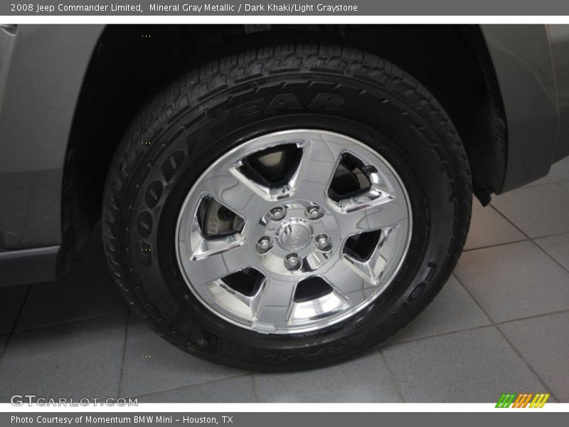 Mineral Gray Metallic / Dark Khaki/Light Graystone 2008 Jeep Commander Limited