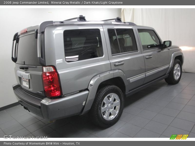 Mineral Gray Metallic / Dark Khaki/Light Graystone 2008 Jeep Commander Limited