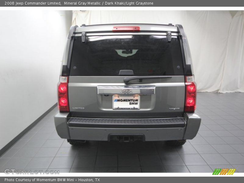 Mineral Gray Metallic / Dark Khaki/Light Graystone 2008 Jeep Commander Limited