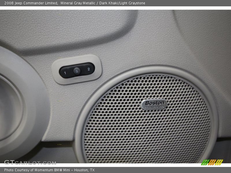 Mineral Gray Metallic / Dark Khaki/Light Graystone 2008 Jeep Commander Limited