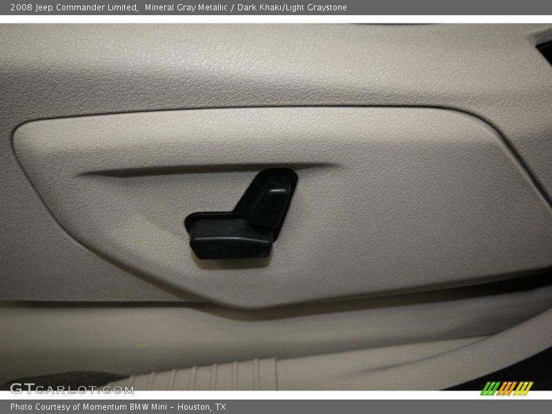 Mineral Gray Metallic / Dark Khaki/Light Graystone 2008 Jeep Commander Limited