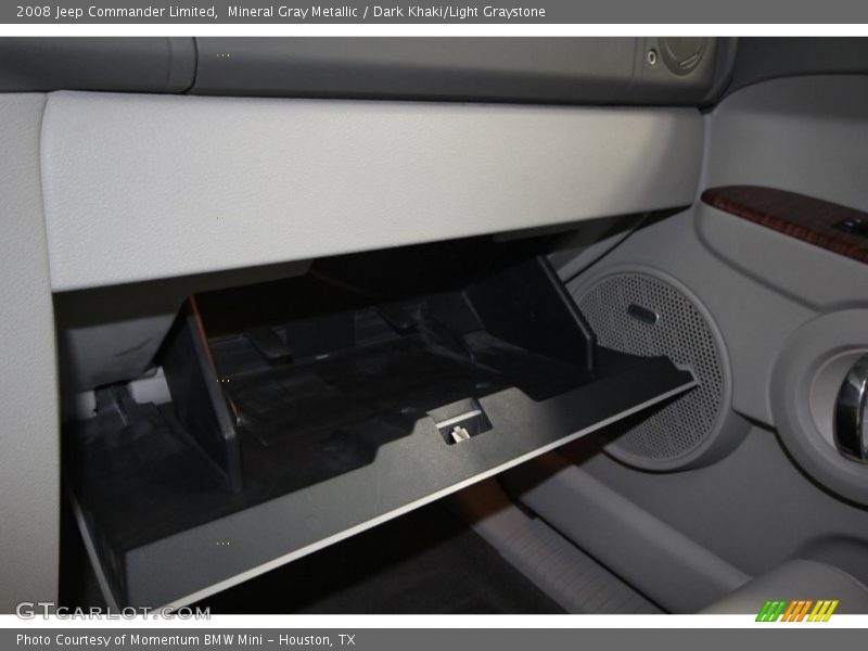 Mineral Gray Metallic / Dark Khaki/Light Graystone 2008 Jeep Commander Limited