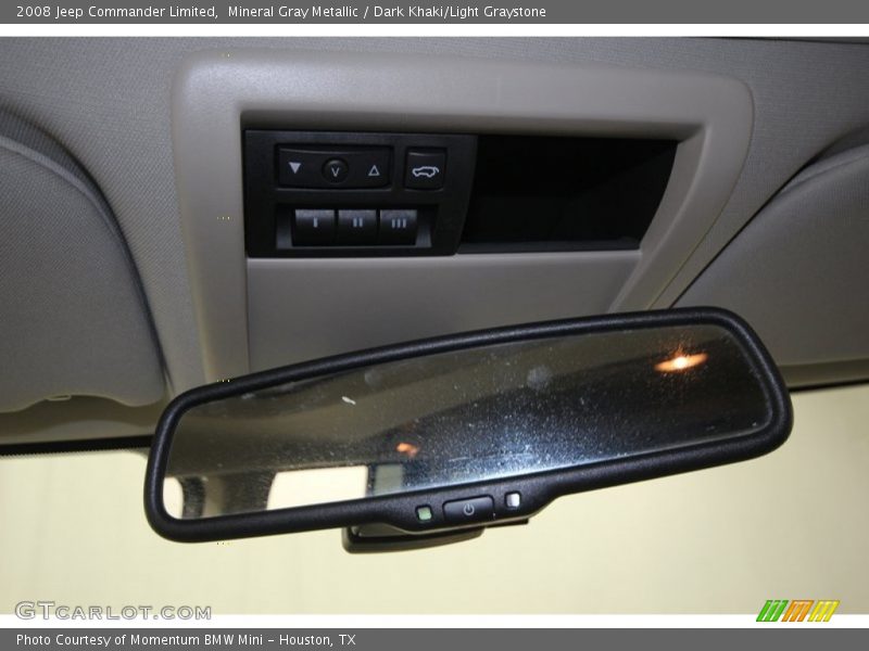Mineral Gray Metallic / Dark Khaki/Light Graystone 2008 Jeep Commander Limited
